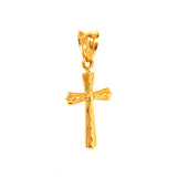 Dije (cruz) en oro amarillo 18kt.