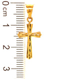 Dije (cruz) en oro amarillo 18kt.