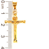 Dije (crucifijo) en oro amarillo 18kt.