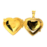 Relicario (corazón) en oro amarillo 18kt.