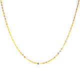 Cadena rolo en oro amarillo  18kt. 40cm