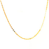 Cadena rolo en oro amarillo  18kt. 40cm