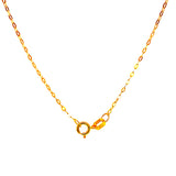 Cadena rolo en oro amarillo  18kt. 45cm