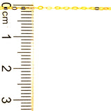 Cadena rolo en oro amarillo  18kt. 45cm
