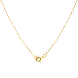 Collar con esmeraldas, ópalo y diamantes en oro amarillo 10kt. 45CM EM-0.17CTS. OP-0.40CTS. D-0.05CTS.