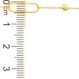 Pulsera en oro amarillo 10kt. 17/19cm