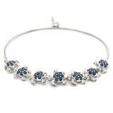 Pulsera de zafiros en plata 925 49SA-1.8CTS.