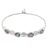 Pulsera de cuarzo místico en plata 925 4RQZ-2.8CTS.