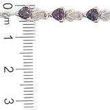 Pulsera de cuarzo místico en plata 925 7RQZ-1.6CTS.