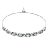 Pulsera de cuarzo místico en plata 925 8RQZ-3.3CTS.