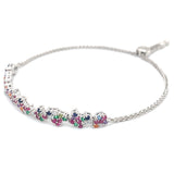 Pulsera de cuarzo multicolor en plata 925 82NSSA-2.7CTS.