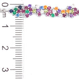 Pulsera de cuarzo multicolor en plata 925 82NSSA-2.7CTS.