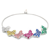 Pulsera de cuarzo multicolor  en plata 925 90NSSA-5.20CTS.