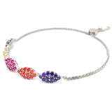 Pulsera de cuarzo multicolor en plata 925 60NSSA-3.70CTS.