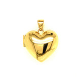 Relicario (corazón) en oro amarillo 10kt.