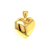 Relicario (corazón) en oro amarillo 10kt.