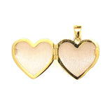 Relicario (corazón) en oro amarillo 10kt.