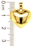 Relicario (corazón) en oro amarillo 10kt.