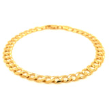 Pulsera gourmet (MZ) en oro amarillo 18k. 21cm