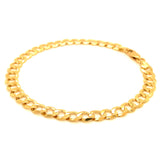 Pulsera gourmet (MZ) en oro amarillo 18k. 21cm