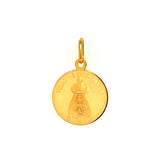 Dije (Vírgen del Valle) en oro amarillo 18kt.