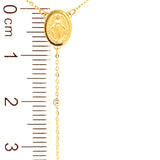 Rosario en oro tres tonos 18kt. 47cm
