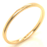 Banda 1.30mm en oro amarillo 18kt.