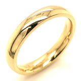 Banda comfort 3mm en oro amarillo 14kt.