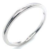 Banda 1.45mm en oro blanco 18kt.