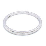 Banda 1.45mm en oro blanco 18kt.