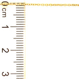 Cadena (Rolo) en oro amarillo 14kt. 40cm