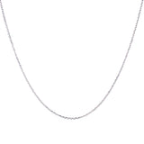 Cadena en oro blanco 14kt. 46cm