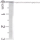 Cadena en oro blanco 14kt. 46cm
