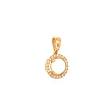 Dije de ópalo con diamantes en oro amarillo 14kt. OP-0.34CTS. D-0.07CTS.