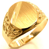 Anillo para caballero en oro amarillo 10kt.