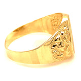 Anillo para caballero en oro amarillo 10kt.
