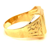 Anillo para caballero en oro amarillo 10kt.
