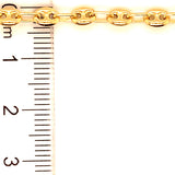 Cadena (Gucci Soplada Hueca) en oro amarillo 10kt. 45cm