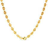 Cadena (Gucci Soplada Hueca) en oro amarillo 10kt. 50cm