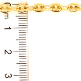 Cadena (Gucci Soplada Hueca) en oro amarillo 10kt. 50cm