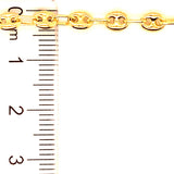 Cadena (Gucci Soplada Hueca) en oro amarillo 10kt. 60cm