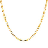 Cadena (Gourmet Maciza) en oro amarillo 10kt. 50cm