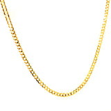 Cadena (Gourmet Maciza) en oro amarillo 10kt. 50cm