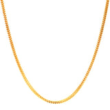 Cadena (Espiga Hueca) en oro amarillo 10kt. 60cm