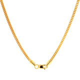 Cadena (Espiga Hueca) en oro amarillo 10kt. 60cm