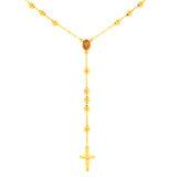 Rosario (Hueco) en oro amarillo 10kt. 60cm