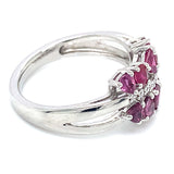 Anillo con rubí en plata 925