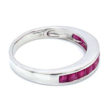 Anillo con rubí en plata 925