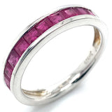 Anillo con rubí en plata 925