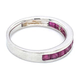 Anillo con rubí en plata 925